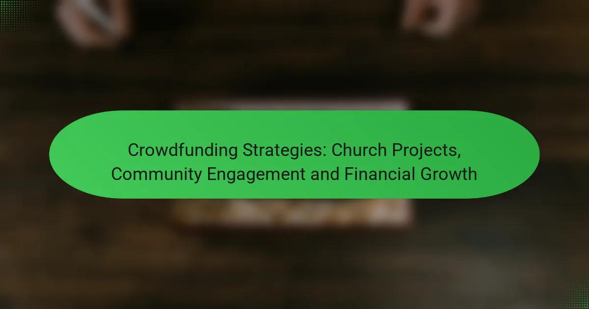 Crowdfunding Strategies: Church Projects, Community Engagement and Financial Growth
