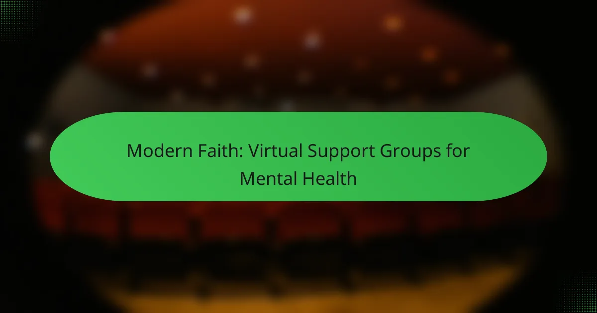 Modern Faith: Virtual Support Groups for Mental Health