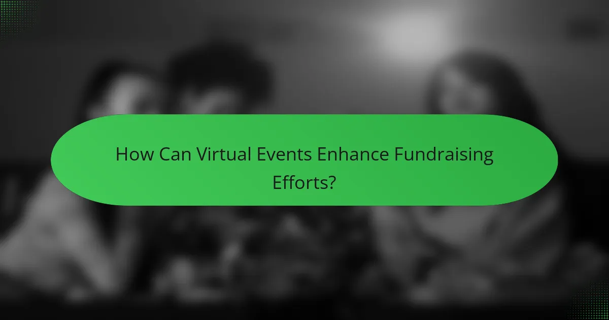 How Can Virtual Events Enhance Fundraising Efforts?